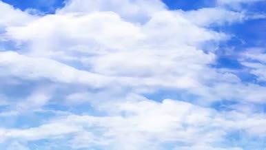 蓝天白云穿梭云层展示AE模板视频的预览图
